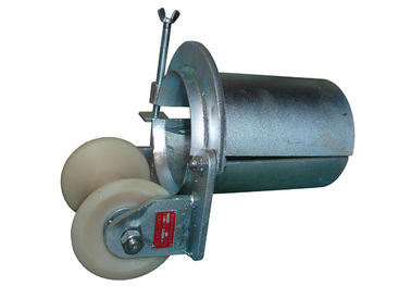 中国 ローラーを引っ張る鐘の口のタイプ ケーブル ドラムの滑車のロックできるケーブル サプライヤー